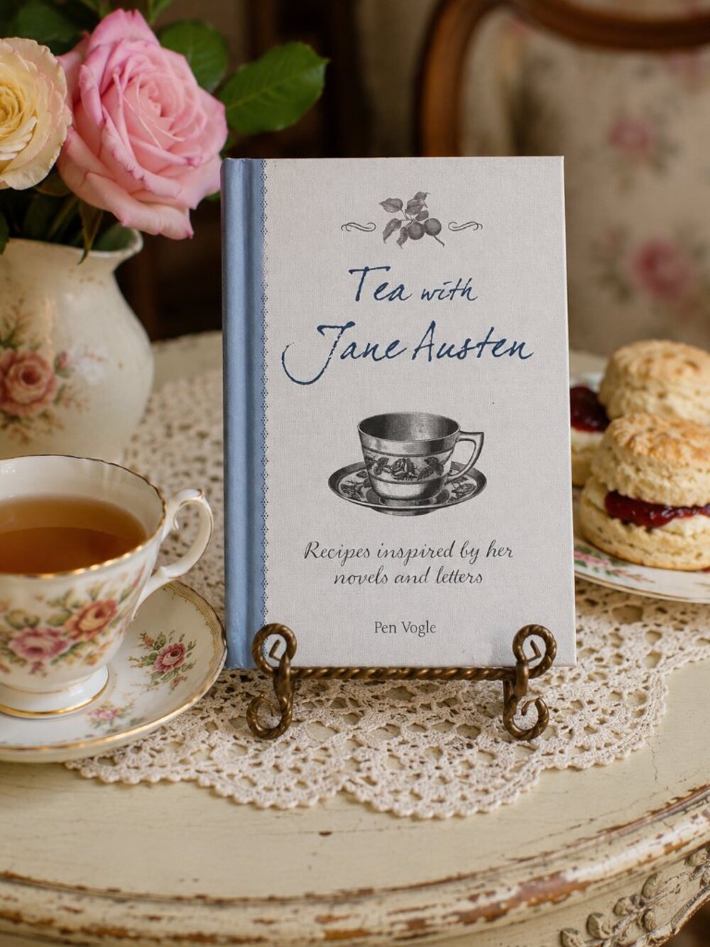 Tea with Jane Austen Hardcover Cookbook by Pen Vogler